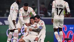 Ismael Bennacer struck the crucial third goal for AC Milan