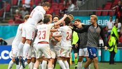 Danes have rallied to the team's togetherness after star midfielder Christian Eriksen collapsed in their first game