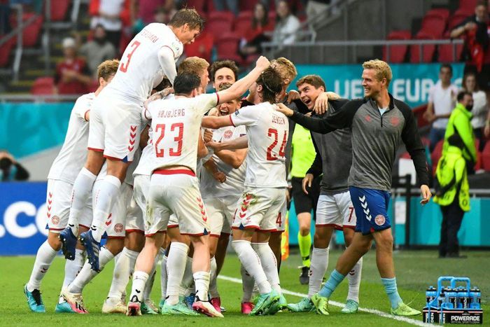 Danes have rallied to the team's togetherness after star midfielder Christian Eriksen collapsed in their first game