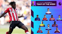 Ghana’s Mohammed Salisu makes Alan Shearer’s Premier League team of the Week