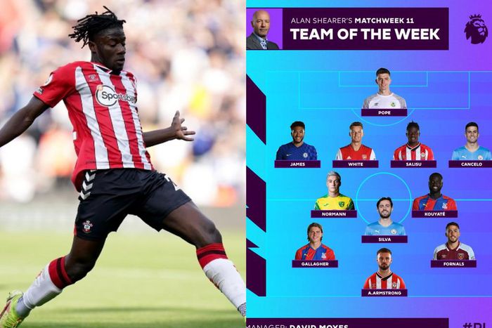 Ghana’s Mohammed Salisu makes Alan Shearer’s Premier League team of the Week