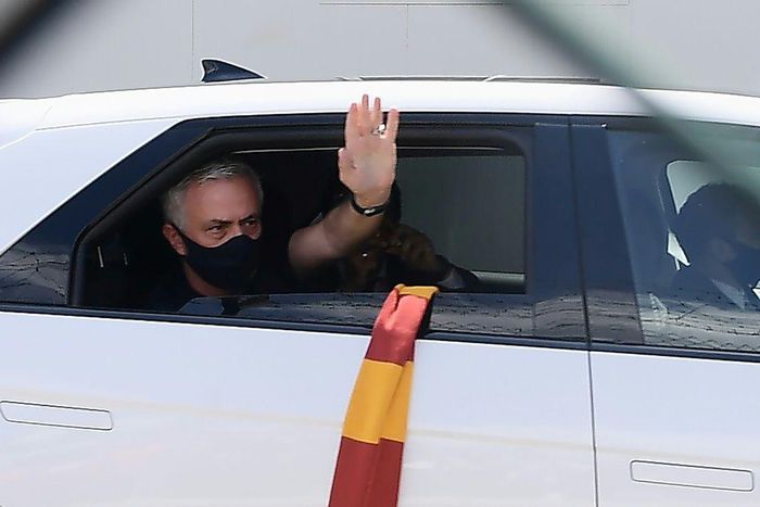 Roma coach Jose Mourinho arrived in Italy this week