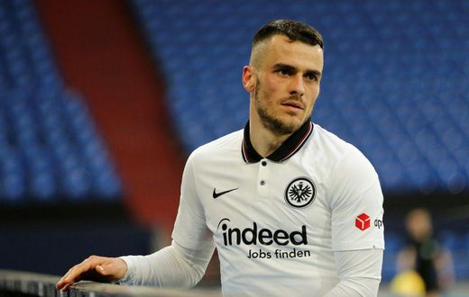 Serbia midfielder Filip Kostic scored off the bench Sunday for the first time since boycotting training at Eintracht Frankfurt
