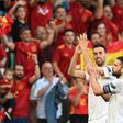 Sergio Busquets (L) said Spain are ready to face either France or Switzerland in the quarter-finals of Euro 2020 after beating Croatia