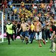 Lens has banned pitch-invading fans it has been able to identify, for up to 18 months