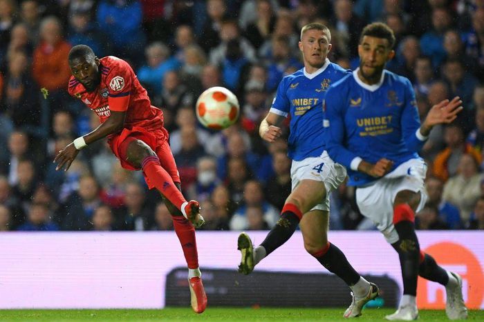 Toko Ekambi fired Lyon in front against Rangers