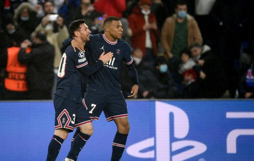 Lionel Messi and Kylian Mbappe both scored twice as PSG beat Club Brugge 4-1
