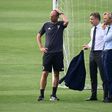 Massimiliano Allegri (L), won five Serie A titles in his first spell at Juventus but is off to a rocky start this season