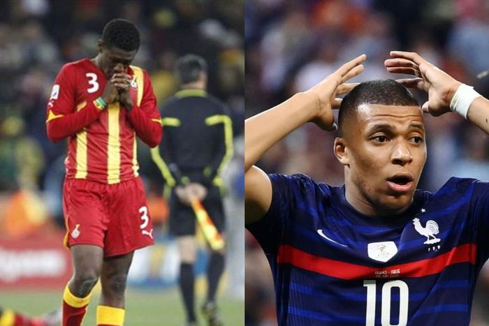 Asamoah Gyan’s emoji tweet is causing chaos after Kylian Mbappe’s penalty miss