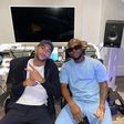 Video: Chelsea star Hakim Ziyech hangs out with King Promise during studio session