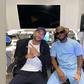 Video: Chelsea star Hakim Ziyech hangs out with King Promise during studio session