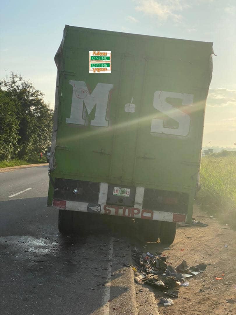 Nursing mother dies instantly, baby & driver in critical condition after Kasoa-Cape Coast Highway accident