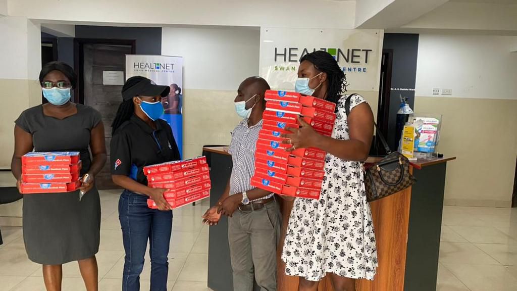 Breast cancer awareness, media storms and Our Day made better with Domino's Ghana