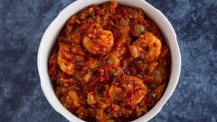 Oven-roasted garden egg stew