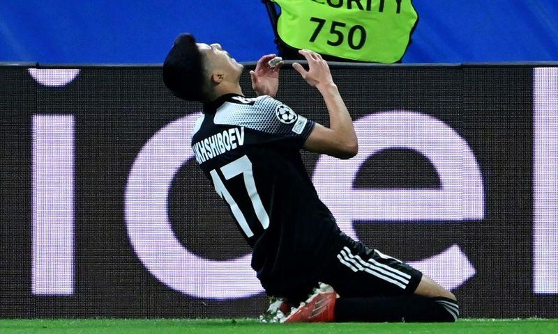 Sheriff's Uzbek forward Jasurbek Yakhshiboev enjoyed his opening goal