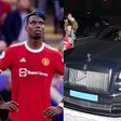 Paul Pogba's £300,000 Rolls Royce nearly smashed by a huge fallen tree branch