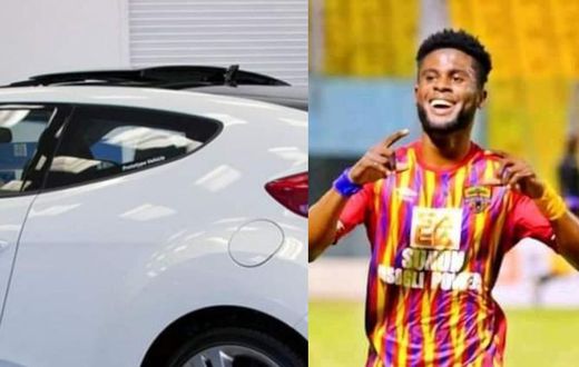 Daniel Afriyie Barnieh: Hearts forward gifted car after helping club to win league