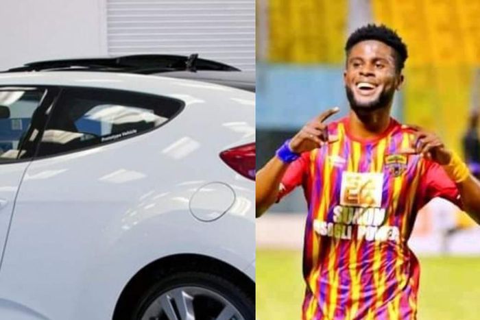 Daniel Afriyie Barnieh: Hearts forward gifted car after helping club to win league