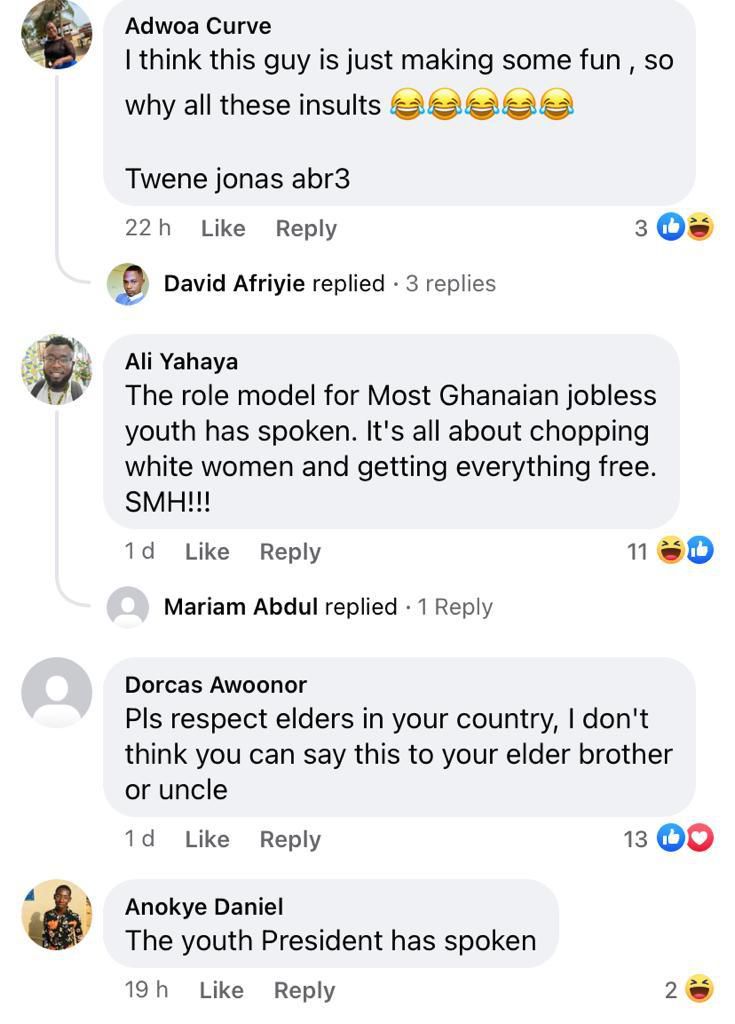 Twene Jonas slammed for saying he will give the IGP 'Abrofo mmaa' to chop free for his good work