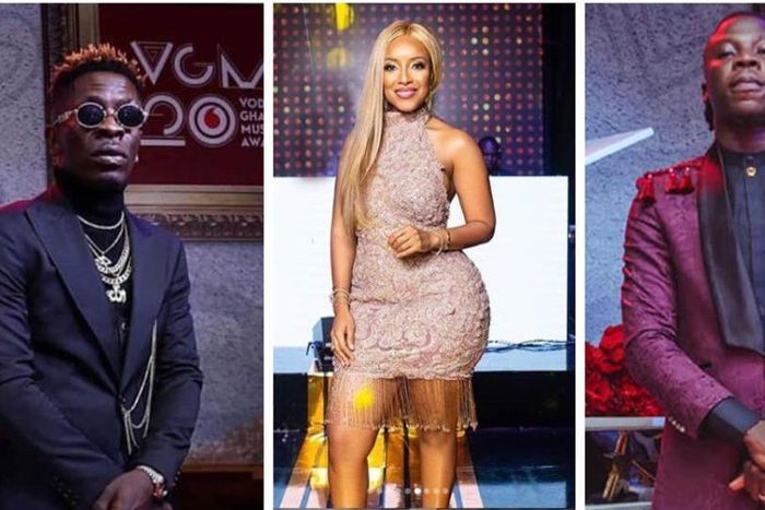 Shatta Wale, Joselyn Dumas and Stonebwoy