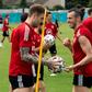 Joe Rodon and Gareth Bale trained with the rest of the Wales team in Rome on Thursday before flying to Amsterdam