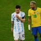 Paris Saint-Germain could be without Argentina's Lionel Messi (L) and Brazil's Neymar after FIFA changed World Cup qualifying dates for South America