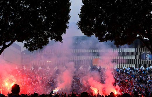 One fan was sentenced to two years in prison after incidents outside the Velodrome as Marseille hosted Paris Saint-Germain