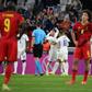 Night to remember: France's Theo Hernandez celebrates with teammates after scoring the winning goal