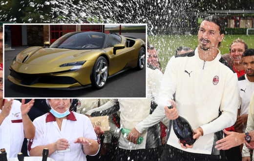 Zlatan Ibrahimovic acquires £400,000 electric Ferrari to mark his 40th birthday