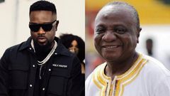 Sarkodie and the late Nana Ampadu