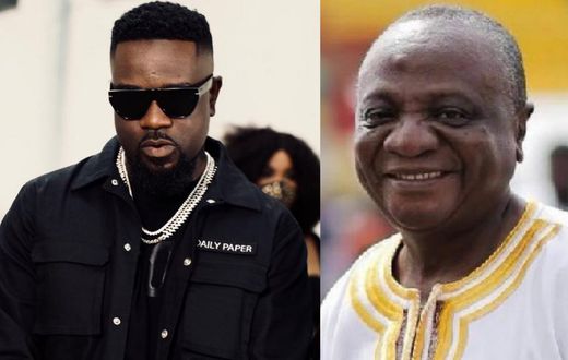 Sarkodie and the late Nana Ampadu