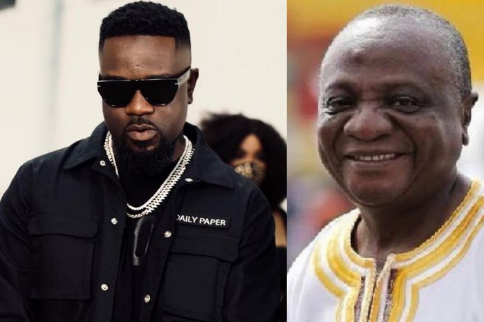 Sarkodie and the late Nana Ampadu