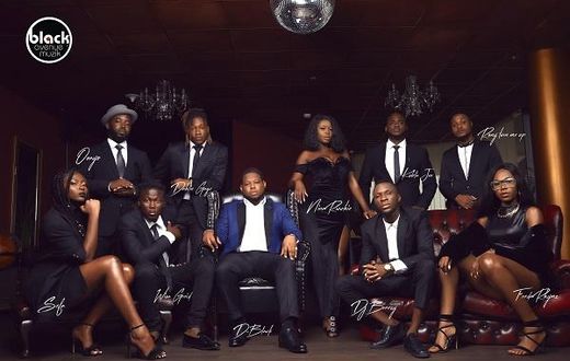 D-Black poses with Black Avenue Muzik signees