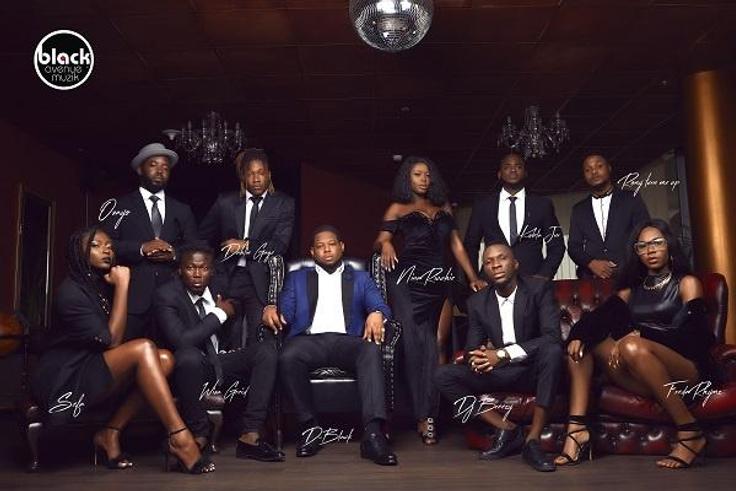 D-Black poses with Black Avenue Muzik signees