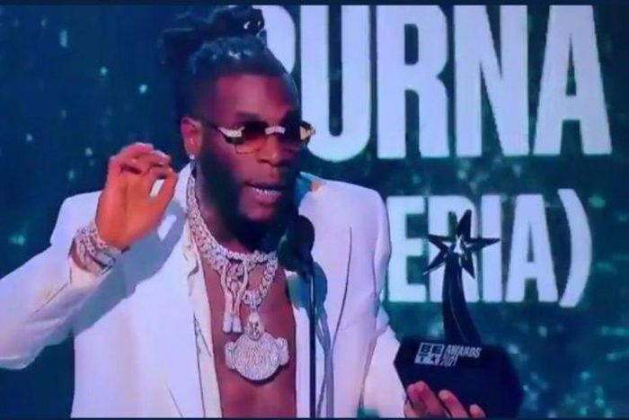 Burna Boy at the 2021