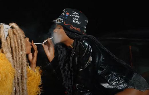 Enam in No More music video