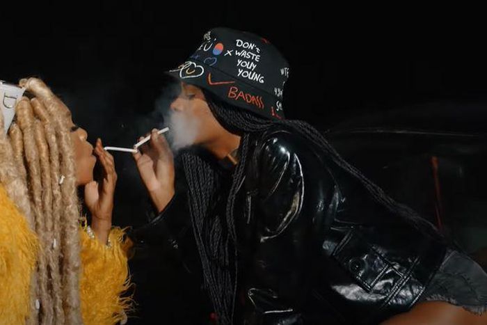 Enam in No More music video