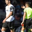 Mallorca's Lee Kang-in (R) was sent off against his former club Valencia on Saturday