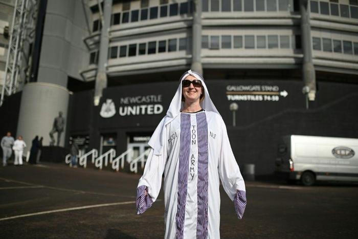 Newcastle fans have celebrated the takeover, depiste the controversy