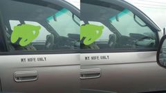 Man sparks reactions as he reserves the front seat of his car for his “wife only”
