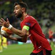 Manchester United midfielder Bruno Fernandes