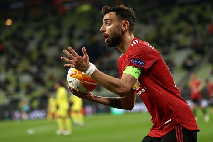 Manchester United midfielder Bruno Fernandes