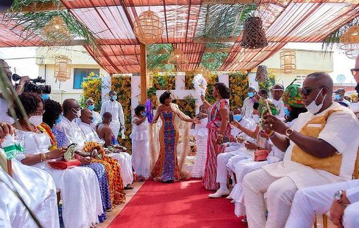 Naa Dromo Korankye-Ankrah and Charles Nimo's traditional wedding in photos