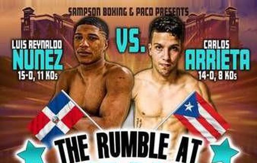 Luis Nunez vs Carlos Arrieta to kickstart 2022 at Caribe Royale in Orlando