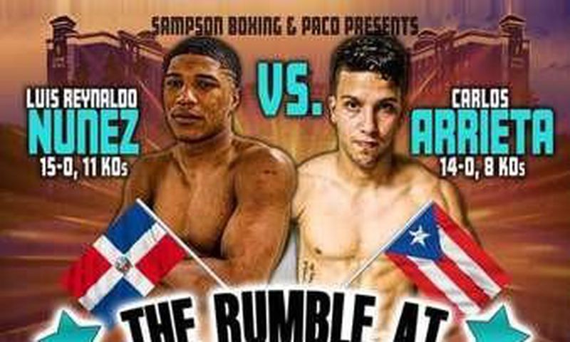 Luis Nunez vs Carlos Arrieta to kickstart 2022 at Caribe Royale in Orlando