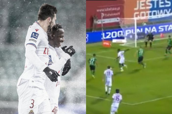 Watch: FIFA, ESPN react as Yaw Yeboah scores Maradona-esque goal in Polish league