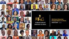 Humanitarian Awards Global releases "100 Most Influential Change Makers In Ghana 2020-2021"