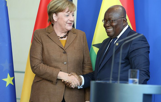 Nana Addo with Angela Merkel