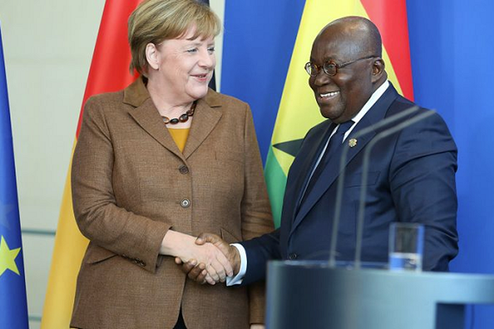 Nana Addo with Angela Merkel