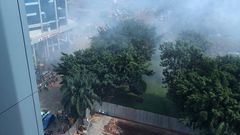 Twin bomb explosions at Jubilee Insurance house and Central Police Station in Kampala, Uganda.